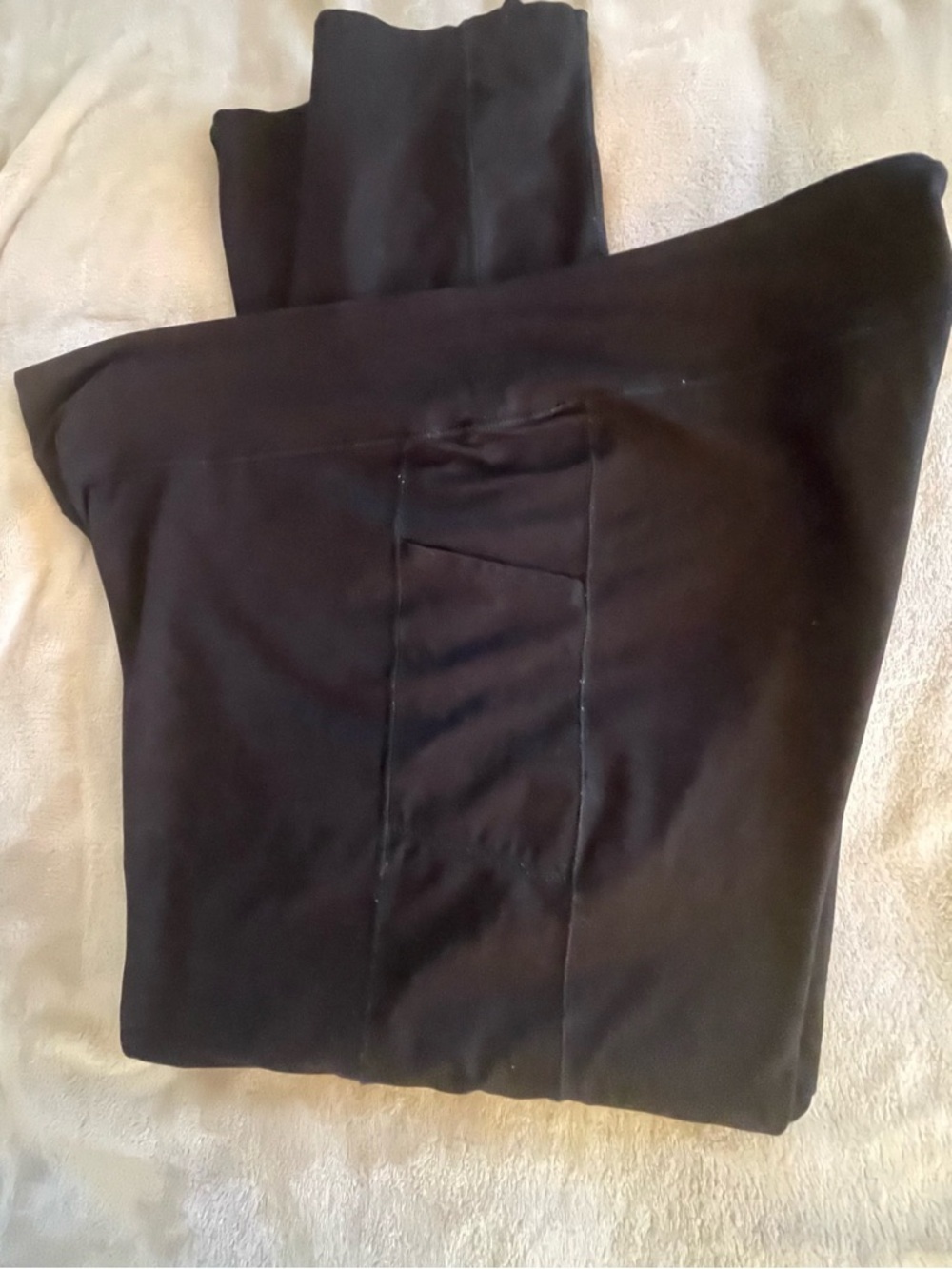 J. Jill Women's Black Fit Perform boot cut lounge sweat pants plus 4X - Picture 2 of 6